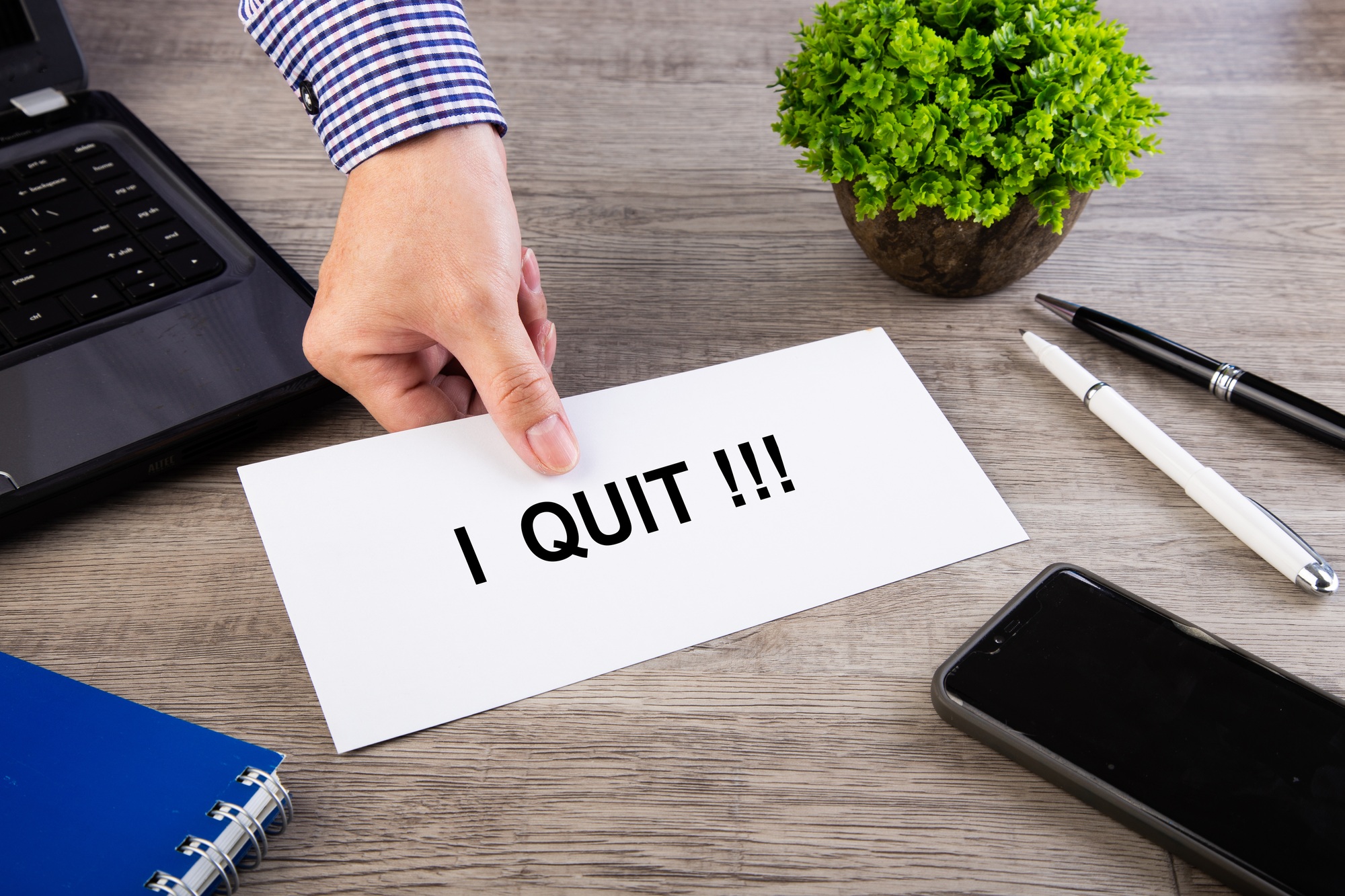 Employee submit or sending resignation letter